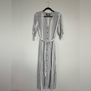 Reformation Striped Linen Dress size 4 NWOT